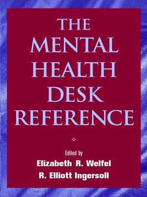 cover image of The Mental Health Desk Reference